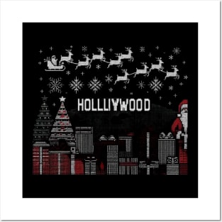 Christmas Cities Holywood Posters and Art